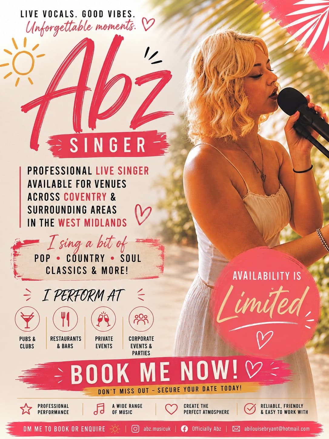 Abz live singer performance photograph