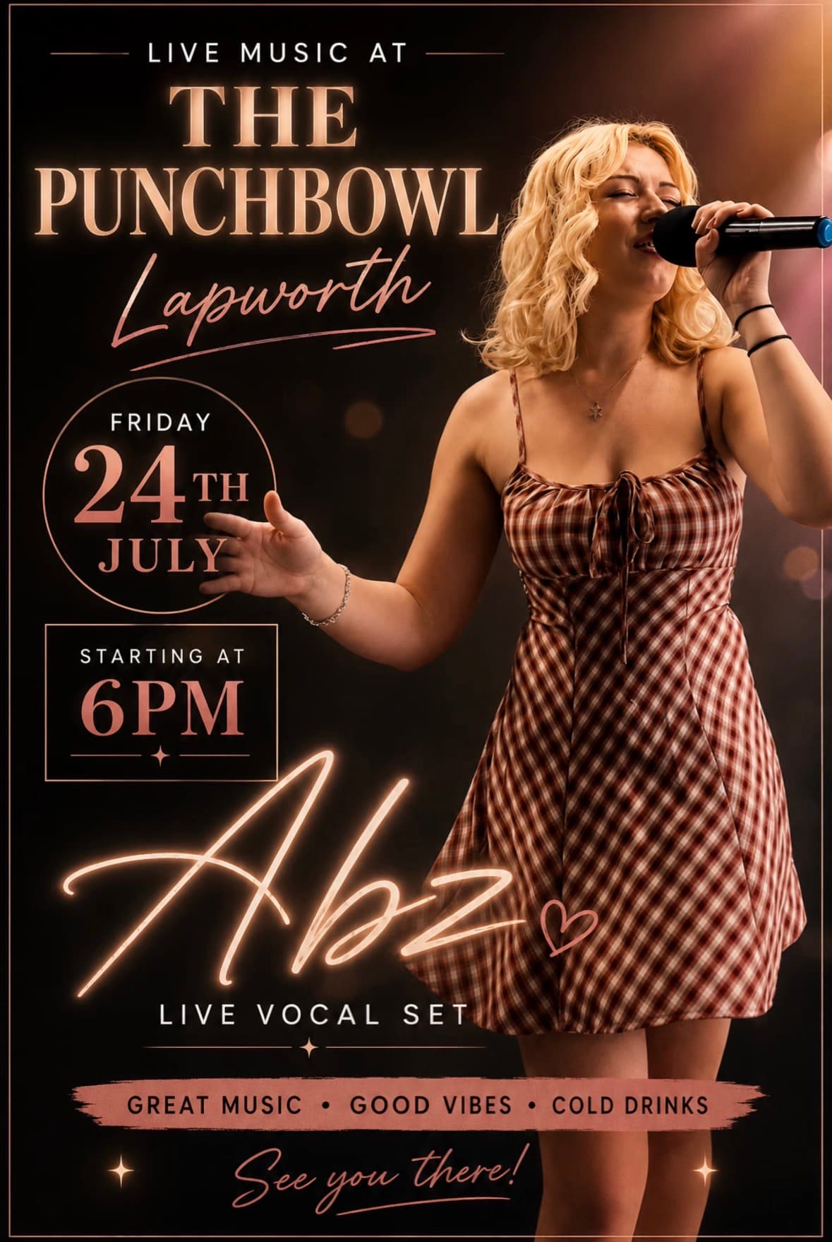 Abz performing for guests at an event